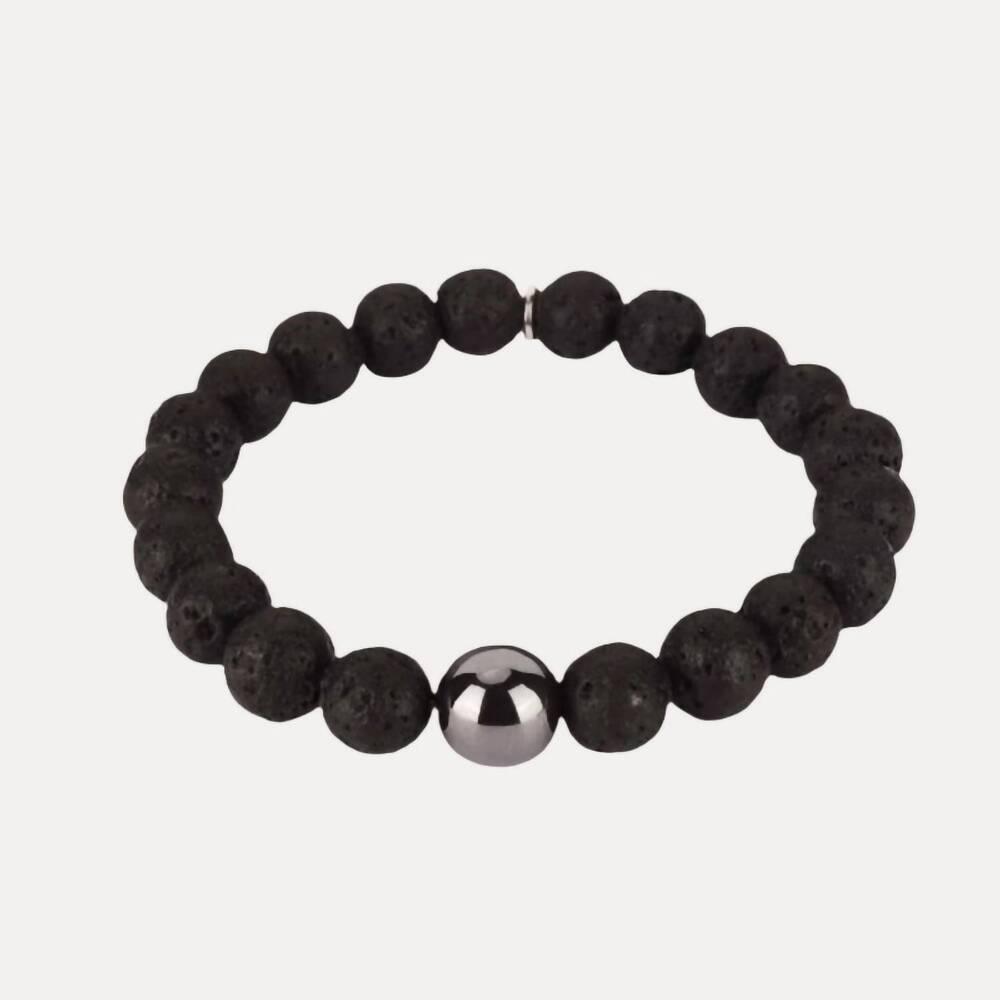 NEW BUDHAGIRL terton bracelet for men in lava